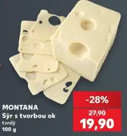 Kaufland Montana sýr s tvorbou ok nabídka
