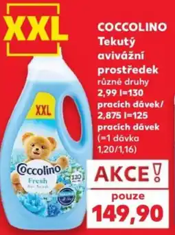 Kaufland Coccolino tekutý avivážní prostředek nabídka