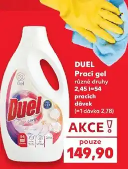 Kaufland Duel prací gel nabídka
