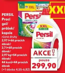 Kaufland Persil prací gel/prášek/kapsle nabídka