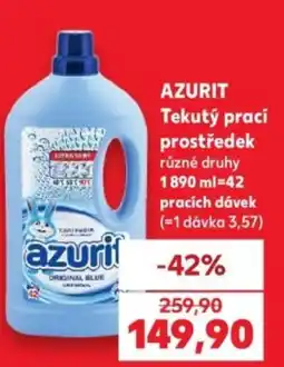 Kaufland Azurit tekutý prací prostředek nabídka