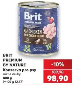 Kaufland Brit premium by nature konzerva pro psy nabídka