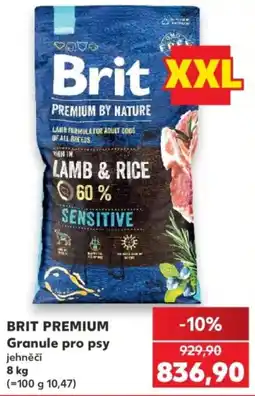 Kaufland Brit Premium Granule pro psy jehněčí nabídka