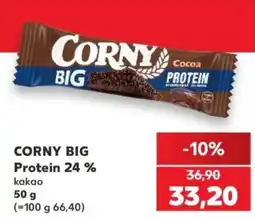 Kaufland Corny big protein 24 % kakao nabídka