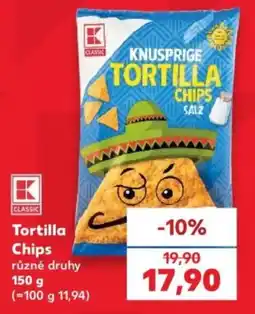 Kaufland K Classic tortilla chips nabídka