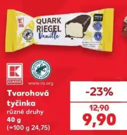 Kaufland K Classic Tvarohová tyčinka nabídka