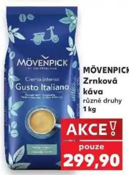 Kaufland Mövenpick zrnková káva nabídka