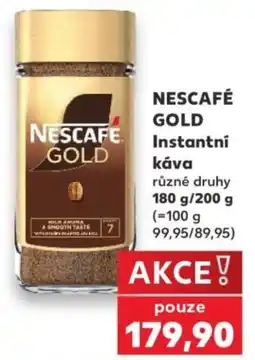 Kaufland Nescafe gold instantni kava nabídka