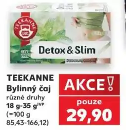 Kaufland Teekanne detox & slim nabídka