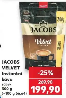 Kaufland Jacobs velvet instantní káva nabídka