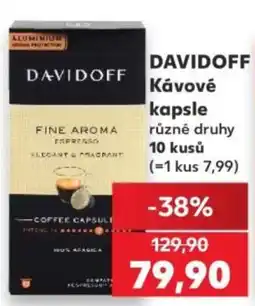 Kaufland Davidoff kávové kapsle nabídka