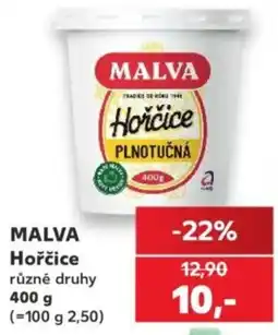 Kaufland Malva hořčice nabídka