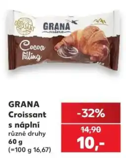 Kaufland Grana croissant s náplní nabídka