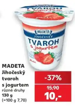 Kaufland Madeta jihočeský tvaroh s jogurtem nabídka