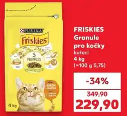 Kaufland Friskies Granule pro kočky kuřecí nabídka