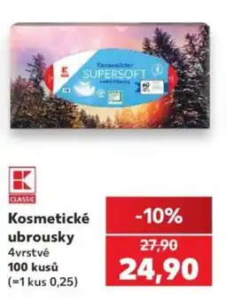 Kaufland K-Classic kosmetické ubrousky nabídka