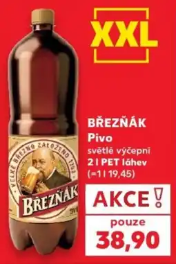 Kaufland Březnák Pivo světlé výčepní nabídka
