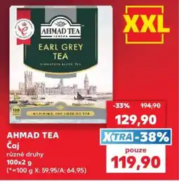 Kaufland Ahmad tea čaj různé druhy nabídka