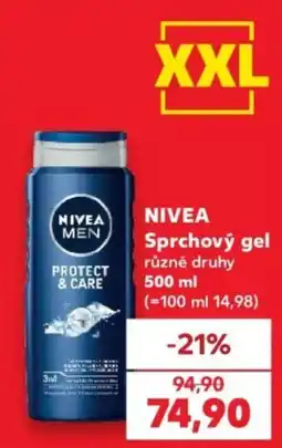 Kaufland Nivea men sprchový gel nabídka