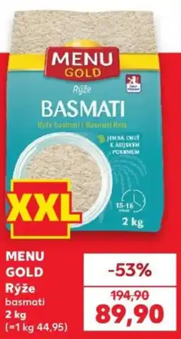 Kaufland Menu gold rýže basmati nabídka
