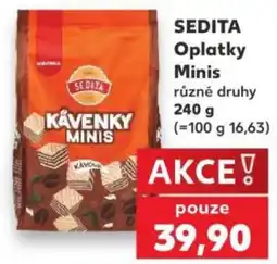 Kaufland Sedita kávenky minis nabídka
