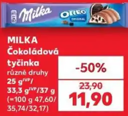 Kaufland Milka čokoládová tyčinka nabídka