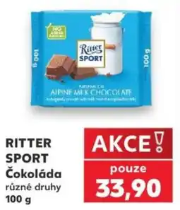 Kaufland Ritter Sport Čokoláda nabídka