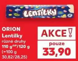 Kaufland Orion lentilky nabídka