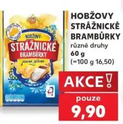 Kaufland Hobžovy strážnické brambůrky nabídka