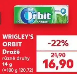 Kaufland Wrigley's Orbit Dražé nabídka