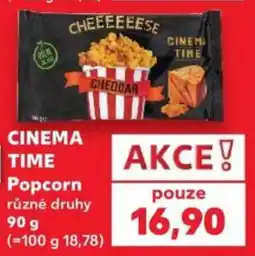 Kaufland Cinema Time Popcorn nabídka