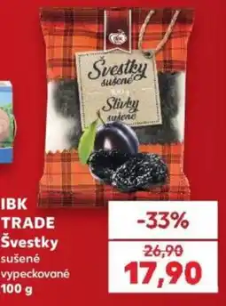 Kaufland Ibk trade švestky sušené vypeckované nabídka