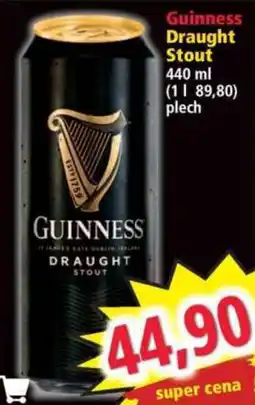 Norma Guinness draught stout nabídka