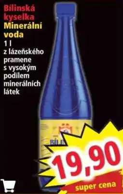 Norma Bilinska kyselka Minerální voda nabídka