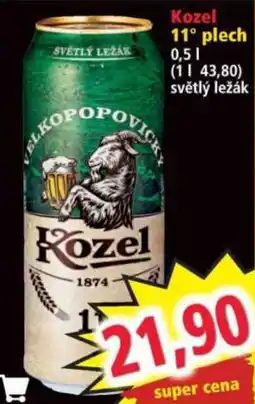 Norma Kozel světlý ležák nabídka