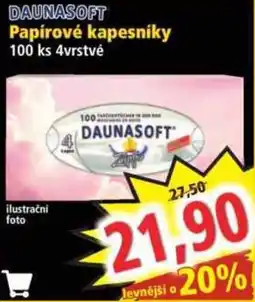 Norma Daunasoft papírové kapesníky nabídka