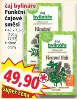 Norma čaj bylináře Funkční čajové směsi nabídka