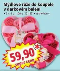 Norma Mýdlové růže do koupele v dárkovém balení nabídka