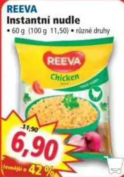 Norma Reeva instantní nudle chicken nabídka