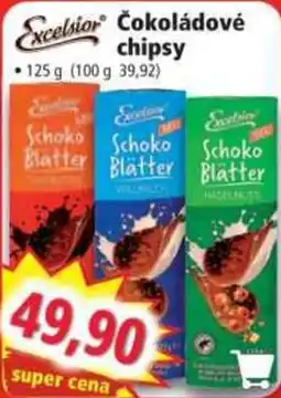 Norma Excelsior čokoládové chipsy nabídka