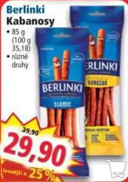 Norma Berlinki kabanosy nabídka