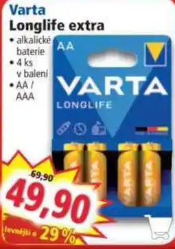 Norma Varta Longlife extra nabídka