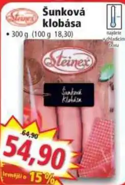 Norma Steinex šunková klobása nabídka