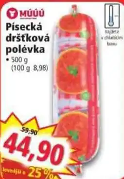 Norma Múú písecká dršťková polévka nabídka