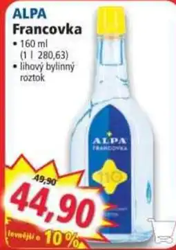 Norma Alpa francovka nabídka