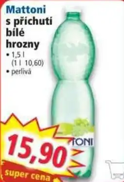 Norma Mattoni s přichutí bílé hrozny nabídka