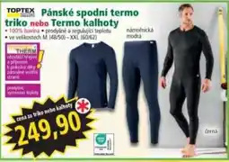 Norma TopTex pánské spodní termo triko nebo termo kalhoty nabídka