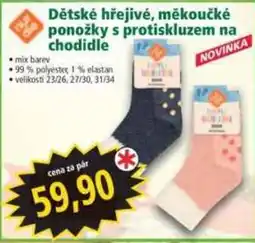 Norma Dětské hřejivé, měkoučké ponožky s protiskluzem na chodidle nabídka