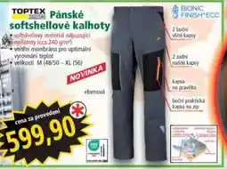 Norma TopTex pánské softshellové kalhoty nabídka