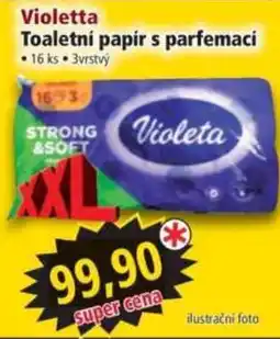 Norma Violetta toaletní papír s parfemací nabídka